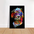 Da Vinci Animal Kingdom Wall art print collection | Dog painting print | Contemporary Art - Brushed Aluminum Print - 30x45 cm / 12x18″ - 
