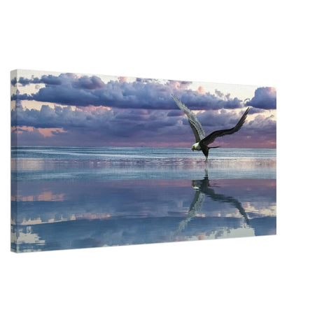 Da Vinci Animal Kingdom Wall art print collection | Eagle | Canvas print - Slim - 40x80 cm / 16x32″ - 
