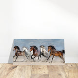 Da Vinci Animal Kingdom Wall art print collection | horses | Canvas print - Thick - 30x60 cm / 12x24″ - 