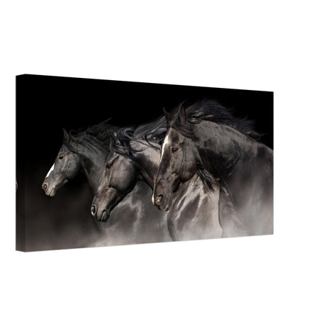 Da Vinci Animal Kingdom Wall art print collection | horses | Canvas print - Thick - 30x60 cm / 12x24″ - 