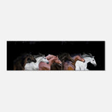 Da Vinci Animal Kingdom Wall art print collection | horses | Canvas print - 30x90 cm / 12x36″ - Slim - 