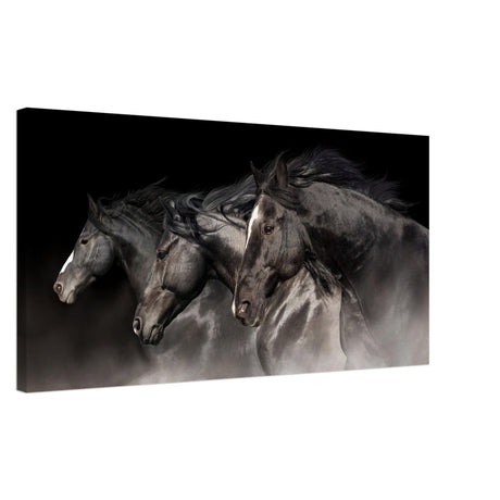 Da Vinci Animal Kingdom Wall art print collection | horses | Canvas print - Slim - 40x80 cm / 16x32″ - 