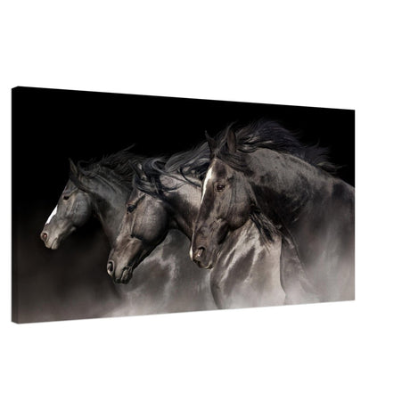 Da Vinci Animal Kingdom Wall art print collection | horses | Canvas print - Slim - 50x100 cm / 20x40″ - 