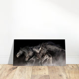 Da Vinci Animal Kingdom Wall art print collection | horses | Canvas print - Slim - 30x60 cm / 12x24″ - 