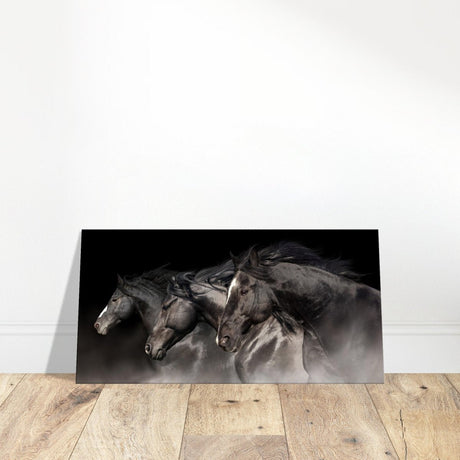 Da Vinci Animal Kingdom Wall art print collection | horses | Canvas print - Slim - 30x60 cm / 12x24″ - 