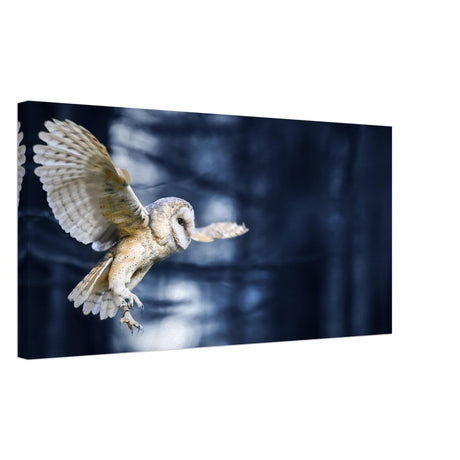 Da Vinci Animal Kingdom Wall art print collection | Owl | Canvas print - Thick - 40x80 cm / 16x32″ - 