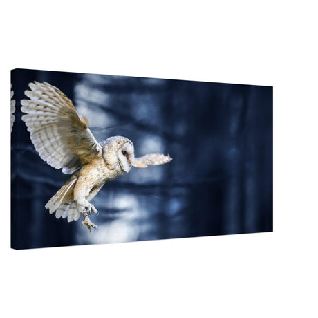 Da Vinci Animal Kingdom Wall art print collection | Owl | Canvas print - Slim - 40x80 cm / 16x32″ - 