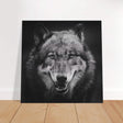 Da Vinci Animal Kingdom Wall art print collection | Wolf - Brushed Aluminum Print - 50x50 cm / 20x20″ - 