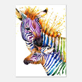 Da Vinci Animal Kingdom Wall art print collection | Zebra | Contemporary art print - Aluminum Print - 70x100 cm / 28x40″ - 