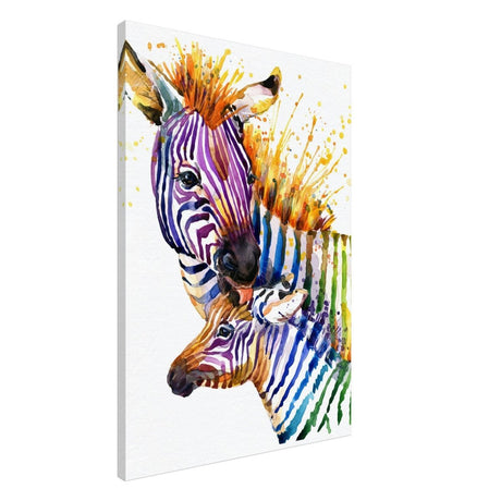 Da Vinci Animal Kingdom Wall art print collection | Zebra | Contemporary art print - Canvas - 70x100 cm / 28x40″ - Thick