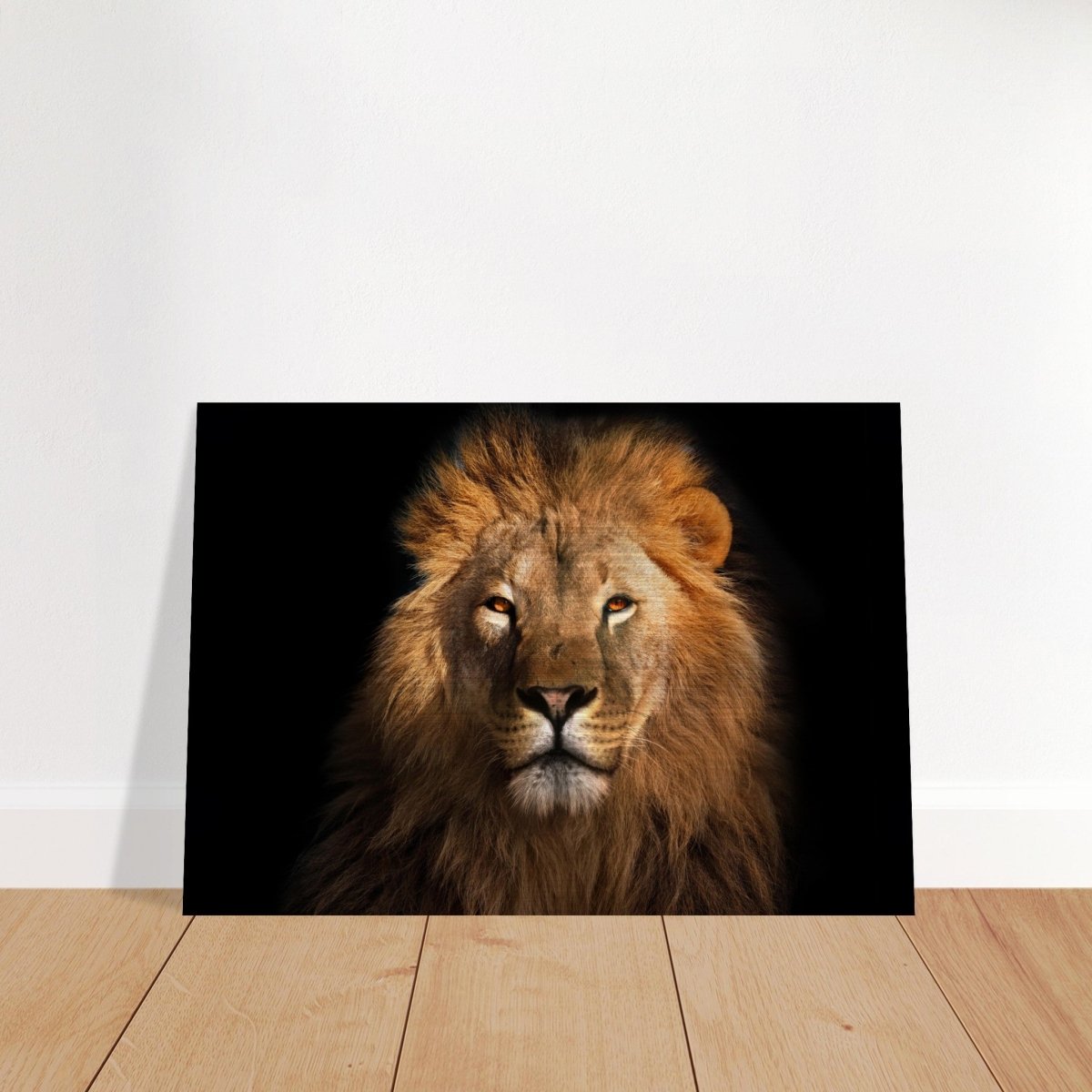 Da Vinci Animal Kingdom Wall art print | Wildlife | Lion | - Brushed Aluminum Print - 70x100 cm / 28x40″ - 