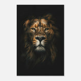 Da Vinci Animal Kingdom Wall art print | Wildlife | Lion - Wood Prints - 50x75 cm / 20x30″ - 10 mm