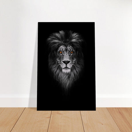 Da Vinci Animal Kingdom Wall art print | Wildlife | Lion - Brushed Aluminum Print - 30x45 cm / 12x18″ - 