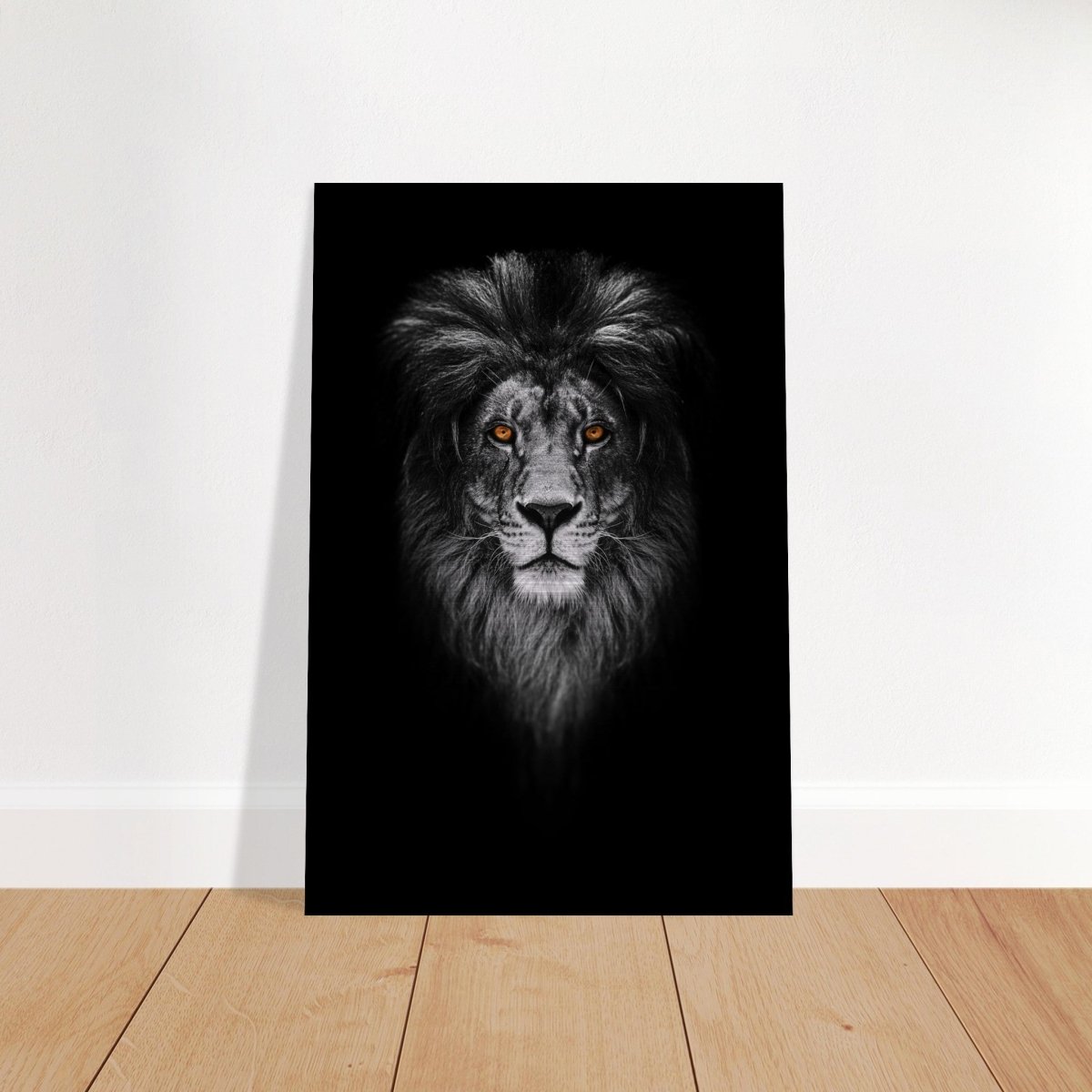 Da Vinci Animal Kingdom Wall art print | Wildlife | Lion - Brushed Aluminum Print - 60x90 cm / 24x36″ - 