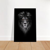 Da Vinci Animal Kingdom Wall art print | Wildlife | Lion - Brushed Aluminum Print - 60x90 cm / 24x36″ - 