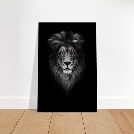 Da Vinci Animal Kingdom Wall art print | Wildlife | Lion - Brushed Aluminum Print - 60x90 cm / 24x36″ - 