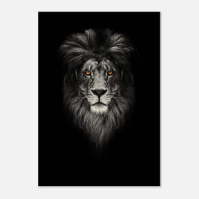 Da Vinci Animal Kingdom Wall art print | Wildlife | Lion - Wood Prints - 70x100 cm / 28x40″ - 10 mm