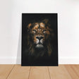 Da Vinci Animal Kingdom Wall art print | Wildlife | Lion - Brushed Aluminum Print - 70x100 cm / 28x40″ - 