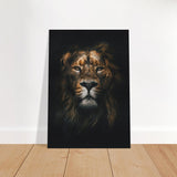 Da Vinci Animal Kingdom Wall art print | Wildlife | Lion - Brushed Aluminum Print - 70x100 cm / 28x40″ - 