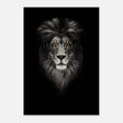 Da Vinci Animal Kingdom Wall art print | Wildlife | Lion - Wood Prints - 70x100 cm / 28x40″ - 20 mm