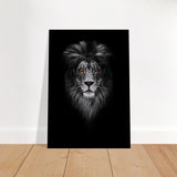 Da Vinci Animal Kingdom Wall art print | Wildlife | Lion - Brushed Aluminum Print - 70x100 cm / 28x40″ - 
