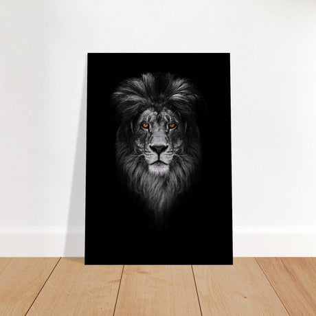 Da Vinci Animal Kingdom Wall art print | Wildlife | Lion - Brushed Aluminum Print - 70x100 cm / 28x40″ - 