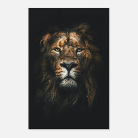 Da Vinci Animal Kingdom Wall art print | Wildlife | Lion - Aluminum Print - 40x60 cm / 16x24″ - 
