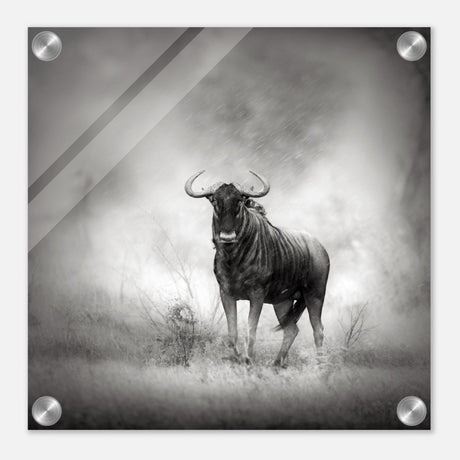 Da Vinci Animal Kingdom Wall art print | Wildlife | Wildebeest - Acrylic Print - 30x30 cm / 12x12″ - 