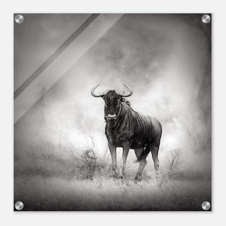 Da Vinci Animal Kingdom Wall art print | Wildlife | Wildebeest - Acrylic Print - 50x50 cm / 20x20″ - 