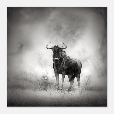 Da Vinci Animal Kingdom Wall art print | Wildlife | Wildebeest - Aluminum Print - 60x60 cm / 24x24″ - 