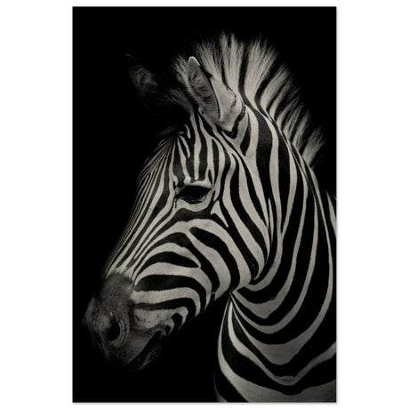 Da Vinci Animal Kingdom Wall art print | Zebra - Wood Prints - 30x45 cm / 12x18″ - 
