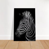 Da Vinci Animal Kingdom Wall art print | Zebra - Brushed Aluminum Print - 60x90 cm / 24x36″ - 