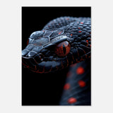 Da Vinci Animal Kingdom Wall art | Wildlife | Black Mamba | snake - Aluminum Print - 70x100 cm / 28x40″ - 