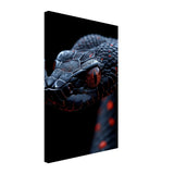 Da Vinci Animal Kingdom Wall art | Wildlife | Black Mamba | snake - Canvas - 40x60 cm / 16x24″ - Thick