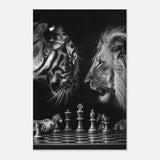 Da Vinci Animal Kingdom Wall art | Wildlife | Lion | Tiger - Aluminum Print - 50x75 cm / 20x30″ - 