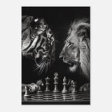 Da Vinci Animal Kingdom Wall art | Wildlife | Lion | Tiger - Aluminum Print - 70x100 cm / 28x40″ - 