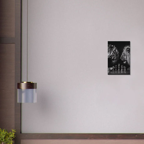 Da Vinci Animal Kingdom Wall art | Wildlife | Lion | Tiger - Brushed Aluminum Print - 30x45 cm / 12x18″ - 