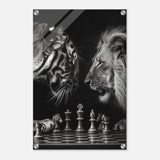 Da Vinci Animal Kingdom Wall art | Wildlife | Lion | Tiger - Acrylic Print - 40x60 cm / 16x24″ - 