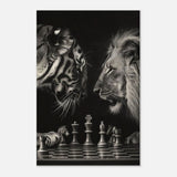 Da Vinci Animal Kingdom Wall art | Wildlife | Lion | Tiger - Wood Prints - 30x45 cm / 12x18″ - 10 mm