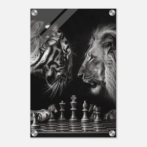 Da Vinci Animal Kingdom Wall art | Wildlife | Lion | Tiger - Acrylic Print - 30x45 cm / 12x18″ - 