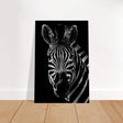 Da Vinci Animal Wall art | Zebra| Animal black and white Prints - Brushed Aluminum Print - 40x60 cm / 16x24″ - 