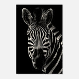 Da Vinci Animal Wall art | Zebra| Animal black and white Prints - Wood Prints - 50x75 cm / 20x30″ - 10 mm