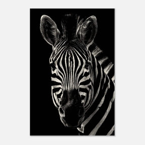 Da Vinci Animal Wall art | Zebra| Animal black and white Prints - Wood Prints - 50x75 cm / 20x30″ - 10 mm