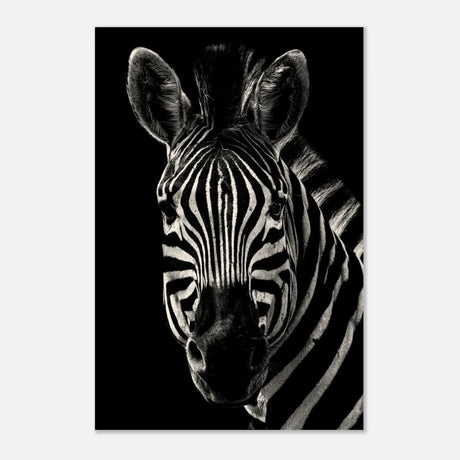 Da Vinci Animal Wall art | Zebra| Animal black and white Prints - Wood Prints - 50x75 cm / 20x30″ - 10 mm