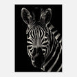 Da Vinci Animal Wall art | Zebra| Animal black and white Prints - Wood Prints - 70x100 cm / 28x40″ - 20 mm