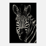 Da Vinci Animal Wall art | Zebra| Animal black and white Prints - Wood Prints - 40x60 cm / 16x24″ - 20 mm