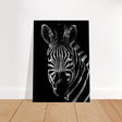 Da Vinci Animal Wall art | Zebra| Animal black and white Prints - Brushed Aluminum Print - 70x100 cm / 28x40″ - 
