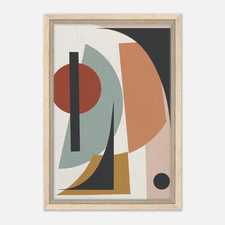 Da Vinci Bohemian Modern Art Wall art print - Framed Canvas - 30x45 cm / 12x18″ - Wood frame