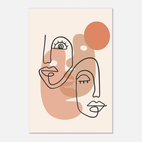 Da Vinci Bohemian Modern Art Wall art print - Aluminum Print - 30x45 cm / 12x18″ - 