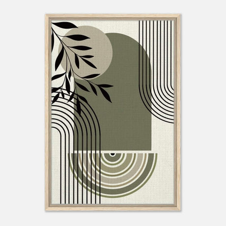 Da Vinci Bohemian Modern Art Wall art print - Framed Canvas - 50x75 cm / 20x30″ - Wood frame